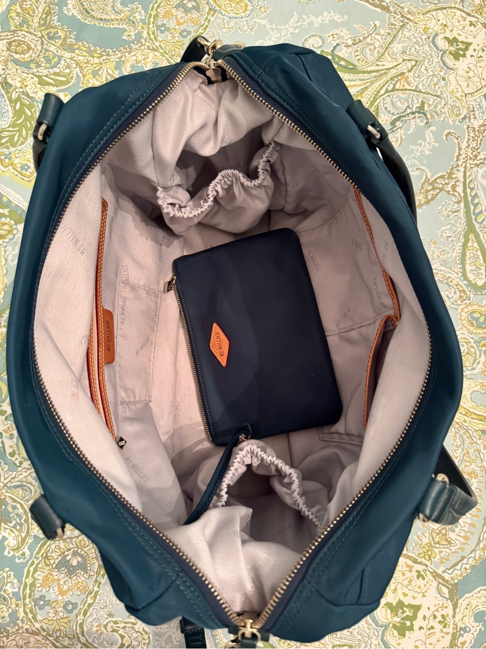 MZ Wallace Tribeca Traveler Tote in Green - Picture 12 of 16